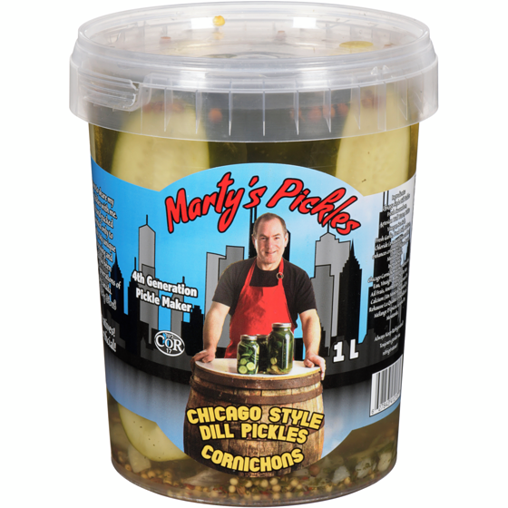 null Chicago Style Dill Pickles 1 l, $1.00/100ml