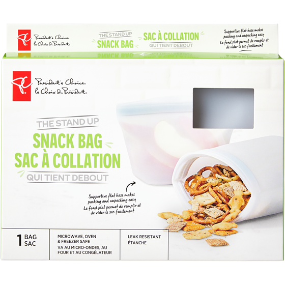 President's Choice The Stand Up Snack Bag 1 ea, $8.00/1ea