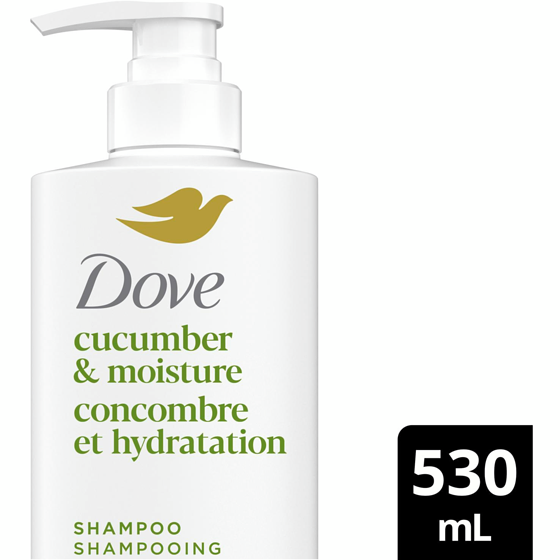 Dove Cucumber Moisture Dull Hair Shampoo 530 ml, $2.07/100ml