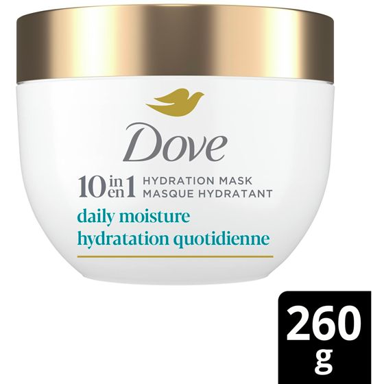 Dove Daily Moisture Mask Hydratation & Style 260 g, 4,23 $/100g
