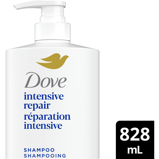 Dove Intensive Repair Shampoo Cheveux Abîmés 828 ml, 1,69 $/100ml