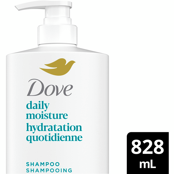 Dove Daily Moisture Dry Hair Shampoo 828 ml, $1.81/100ml