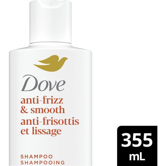 Dove Anti-Frizz Shampoo (Smooth Hair) 355 ml, $1.69/100ml