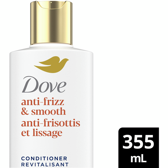 Dove Anti-Frizz Revitalisant Cheveux Lisses 355 ml, 2,39 $/100ml