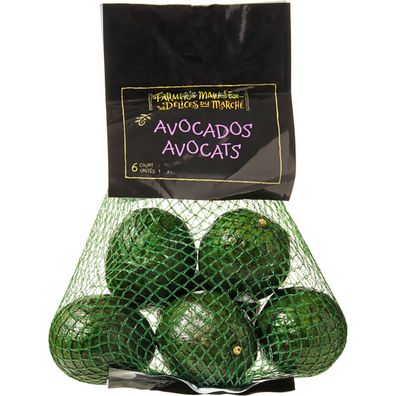 Farmer's Market Avocado Bag 1 ea, $4.00/1ea