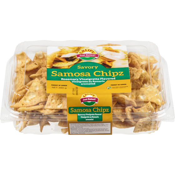 Crispy Savory Samosa Chipz Rosemary Vinaigrette Flavored 280 g, $1.53/100g