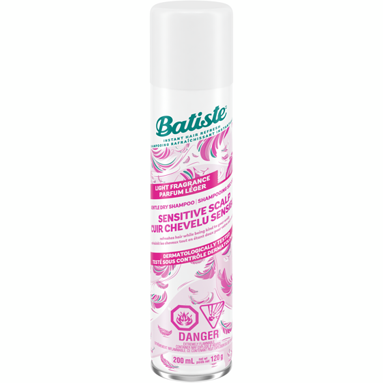 Batiste Dry Shampoo Sensitive Scalp Light Fragrance 200 ml, $7.00/100ml