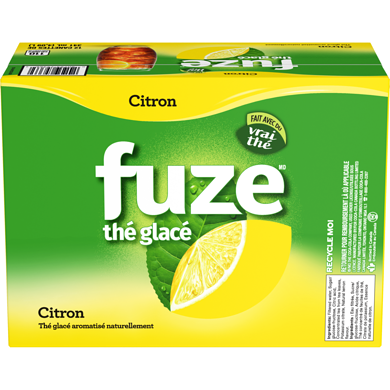 Fuze thé glacé au citron Cannettes 12x341.0 ml, 0,20 $/100ml