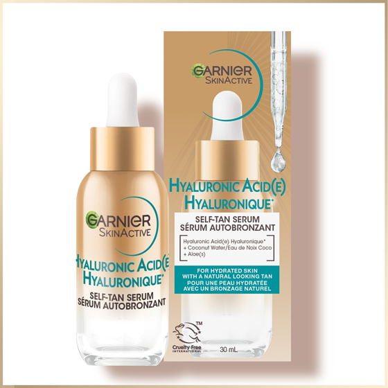 Garnier SkinActive Self-Tan Serum, Hyaluronic Acid 30 ml, $53.30/100ml