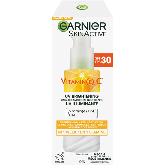Garnier Vitamin C Daily UV Brightening Cream SPF 30 75 ml, $24.52/100ml