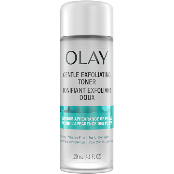Olay Gentle Exfoliating Toner, Fragrance Free, Pore Treatment Face Cleanser Unclogs and Diminishes the Appearance of Pores 120 ml, $16.66/100ml