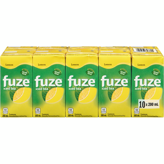 Fuze Iced Tea Lemon Cartons 10x200.0 ml, $0.24/100ml