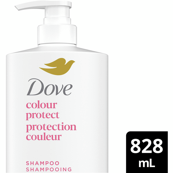 Dove Colour Protect Colour Treated Hair Shampoo 828 ml, $1.81/100ml