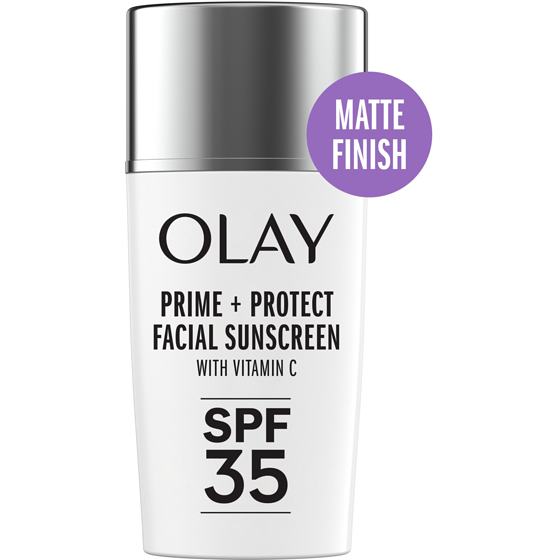 Olay Écran solaire pour le visage Préparation et Protection avec FPS35, 40mL (1,3OZLIQ.), base de maquillage avec FPS au fini mat et écran solaire léger pour tous les types de peau 40 ml, 59,98 $/100ml