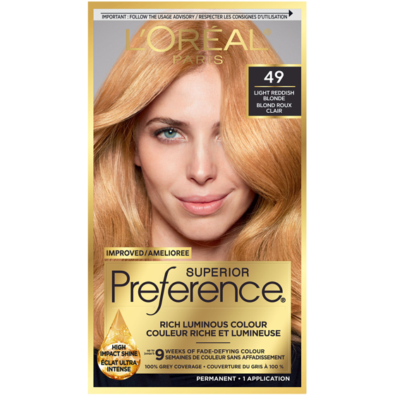 L'Oreal Paris Superior Preference, Permanent Hair Dye 1 ea, $18.99/1ea