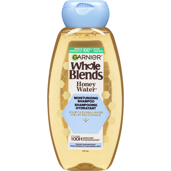 Garnier Whole Blends Honey Water Moisture Restoring Shampoo, for Dry Hair & Scalp 370 ml, $1.35/100ml
