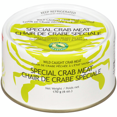 HERON POINT SEAFOOD Chair de crabe pêchée à l'état sauvage chair de crabe spéciale 170 g, 5,59 $/100g
