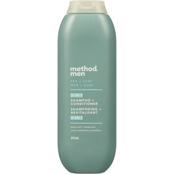 Method Men 2-in-1 Shampoo & Conditioner, Sea + Surf 414 ml, $4.10/100ml