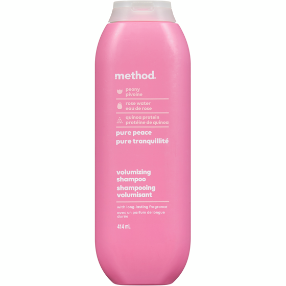 Method Pure Peace Shampoo Peony, Rose Water & Quinoa 414 ml, $3.50/100ml