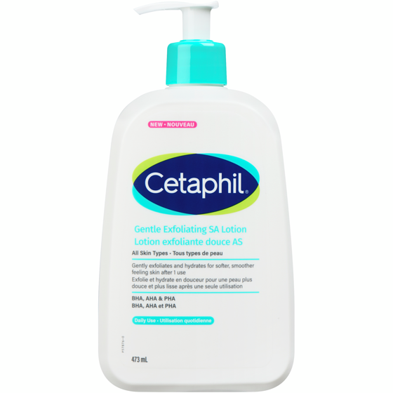 Cetaphil Gentle Exfoliating SA Lotion, All Skin Types 473 ml, $5.39/100ml