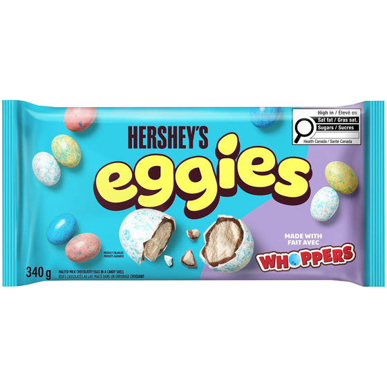 Hershey's Eggies Made With 340 g, $1.91/100g