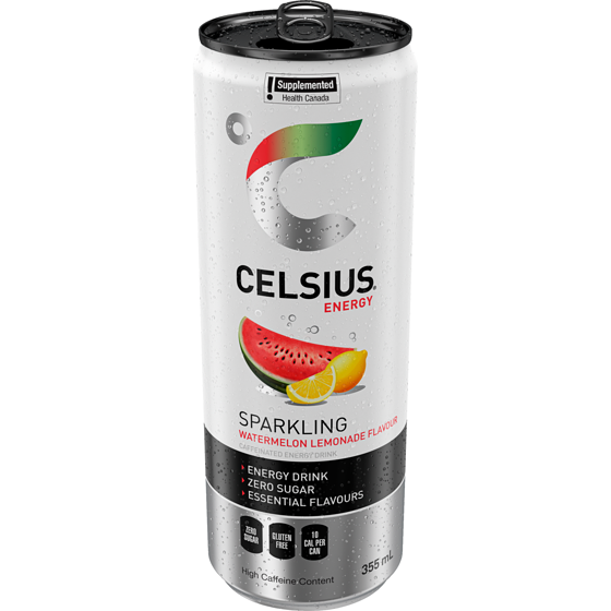 Celsius Watermelon Lemonade Energy Drink 355 ml, $0.93/100ml