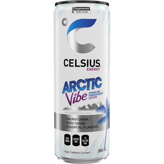 Celsius Sparkling Arctic Vibe Energy Drink 355 ml, $0.93/100ml