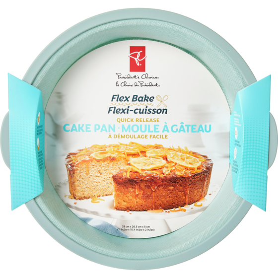 President's Choice Flex Bake Quick Release Cake Pan 1 ea, $18.00/1ea