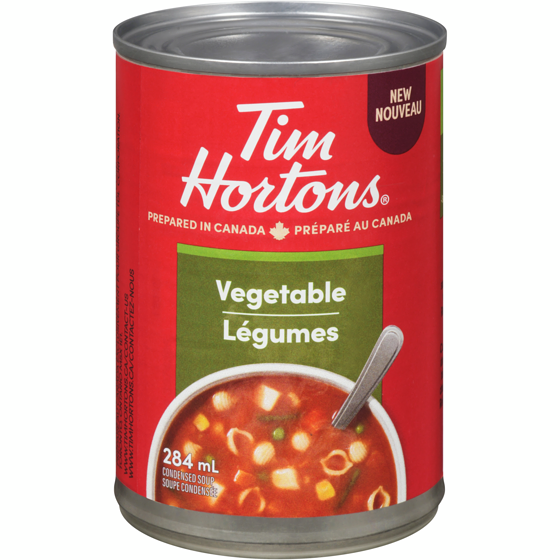 Tim Hortons Condensed Soup Vegetable 284 ml, $0.81/100ml