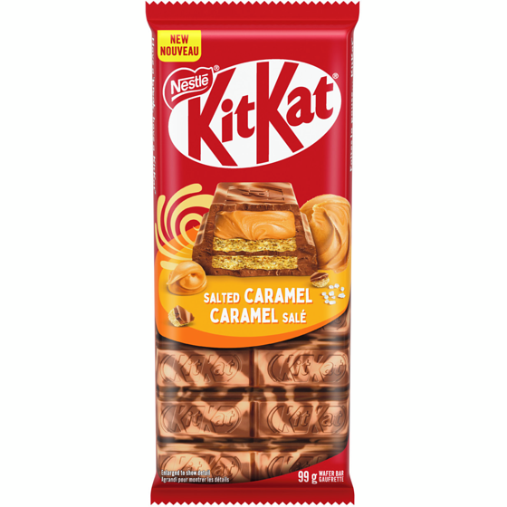 Nestlé Kitkat Tablet, KITKAT Wafers & Salted Caramel Filling 99 g, $3.32/100g