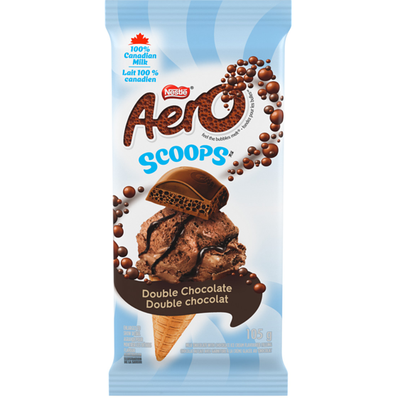 Nestlé Aero Scoops Double Chocolate 105 g, $3.32/100g