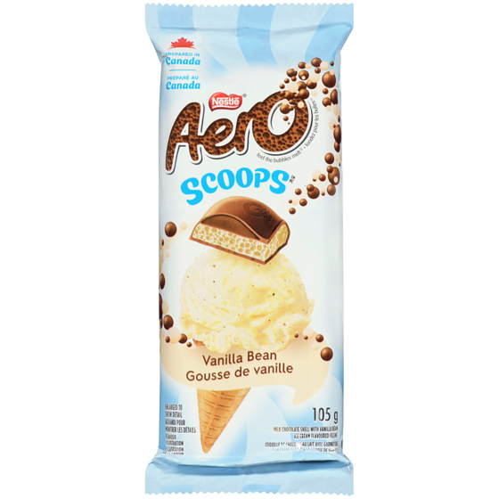 Nestlé Aero Scoops Vanilla Bean 105 g, $3.13/100g