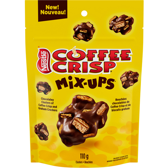 Nestlé Coffee Crisp Mix-Ups, Coffee Crisp et bouch. bisc. graham 110 g, 6,35 $/100g