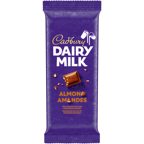 Cadbury DAIRY MILK Almond Milk Chocolate Bar 90 g, $4.43/100g