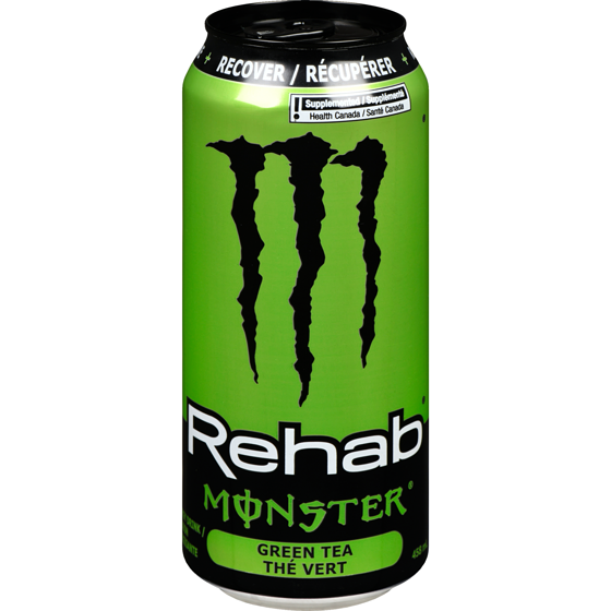 Monster Energy Rehab boisson énergisante thé vert 458 ml, 0,83 $/100ml