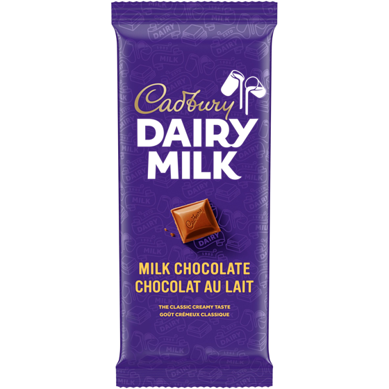 Cadbury DAIRY MILK, tablette de chocolat au lait 180 g, 4,16 $/100g
