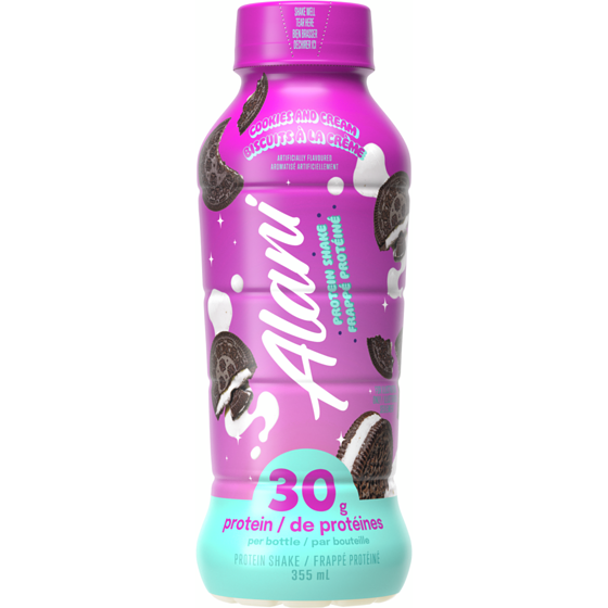 Alani Protein Shake, Cookies & Cream 355 ml, $1.07/100ml