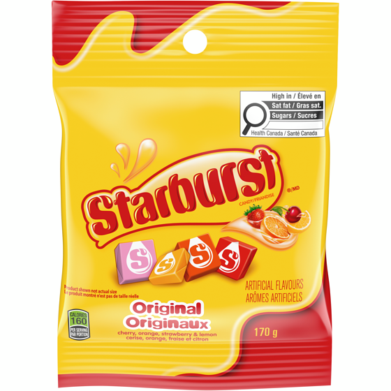 Starburst Candy Original 170 g, $2.94/100g