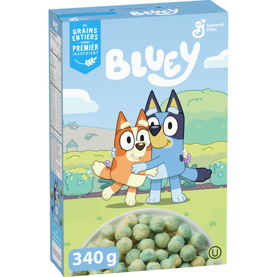 General Mills Céréales Bluey 340 g, 1,47 $/100g