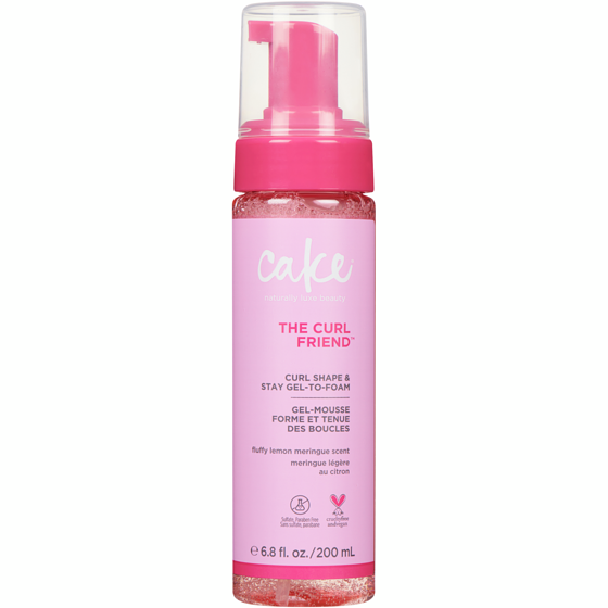 Cake Beauty The Curl Friend Curl Shape & Stay Gel-To-Foam Fluffy Lemon Meringue Scent 200 ml, $6.25/100ml