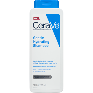Cerave Gentle Hydrating Shampoo 355 ml, $3.94/100ml