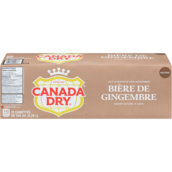 Canada Dry Bière de gingembre 12x355.0 ml, 0,21 $/100ml