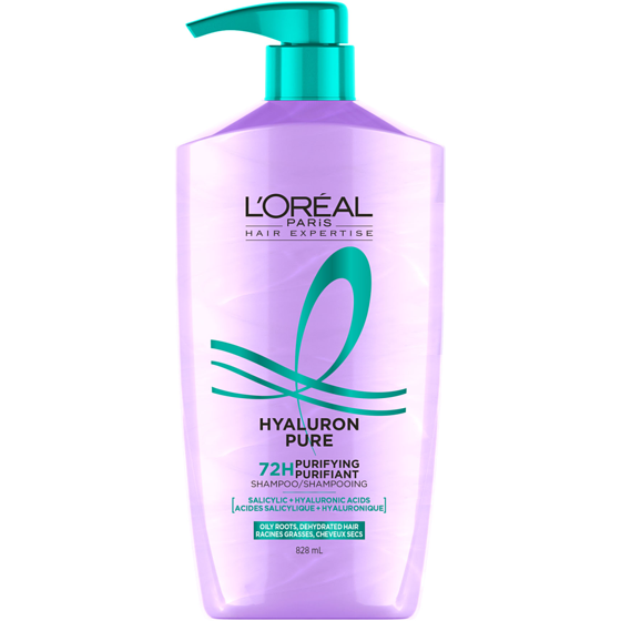 L'Oreal Paris Hyaluron Pure Purifying Shampoo 828 ml, $1.78/100ml