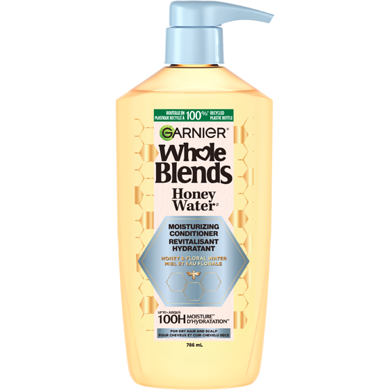 Garnier Whole Blends Honey Water Revitalisant Hydratant pour Cheveux et Cuir Chevelu Secs 786 ml, 1,34 $/100ml