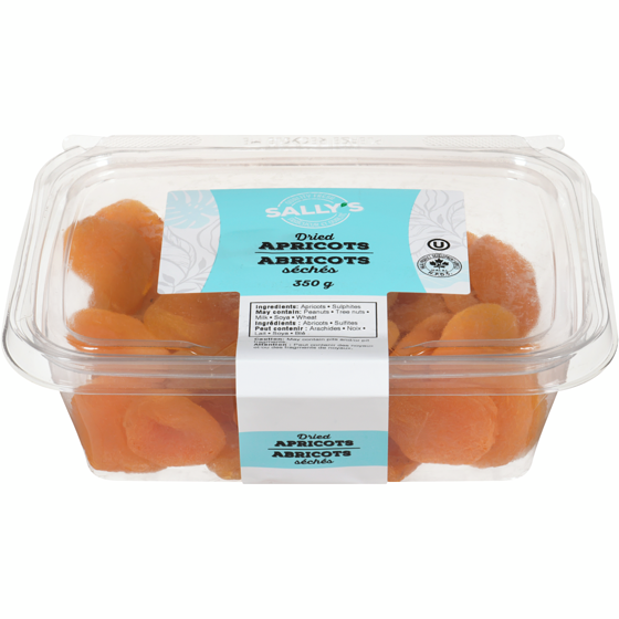 Sally Abricots séchés 350 g, 2,71 $/100g