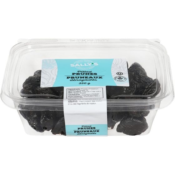 Sally Pruneaux dénoyautés 350 g, 2,00 $/100g