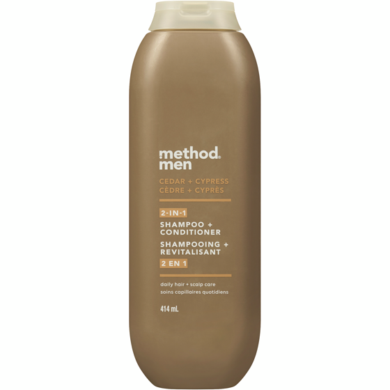 Method Men 2-in-1 Shampoo & Conditioner, Cedar & Cypress 414 ml, $3.86/100ml