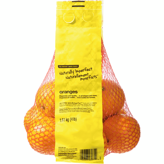 No Name Naturally Imperfect Oranges 1.81 kg, $0.39/100g