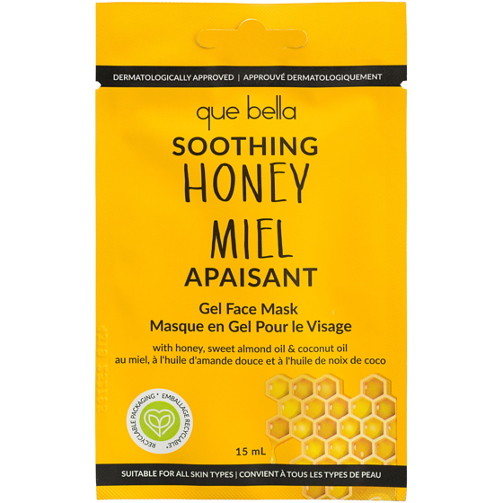 Que Bella Gel Face Mask, Soothing Honey 15 ml, $17.93/100ml