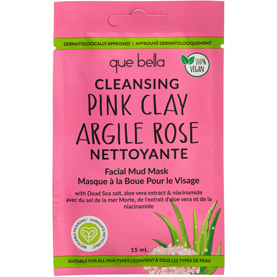 Que Bella Facial Mud Mask, Pink Clay 15 ml, $17.93/100ml